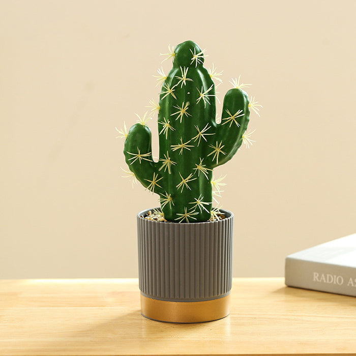 Bulk Artificial Potted Plants Cactus Bonsai Wholesale