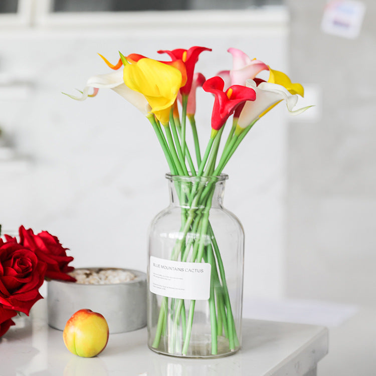 artificial calla lily plant Bulk 13" Calla Lily Silk Real Touch Lilies Arum Lily Artificial Flower — Artificialmerch