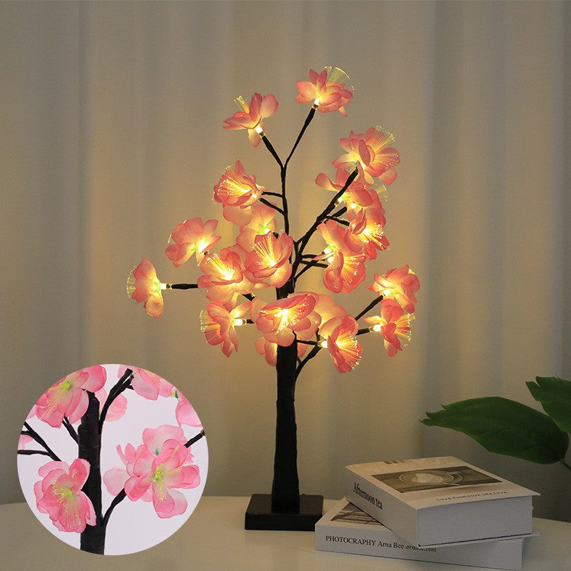 Fleurs artificielles en vrac de 24 pouces de haut, lumières de table d'arbre illuminées en gros 
