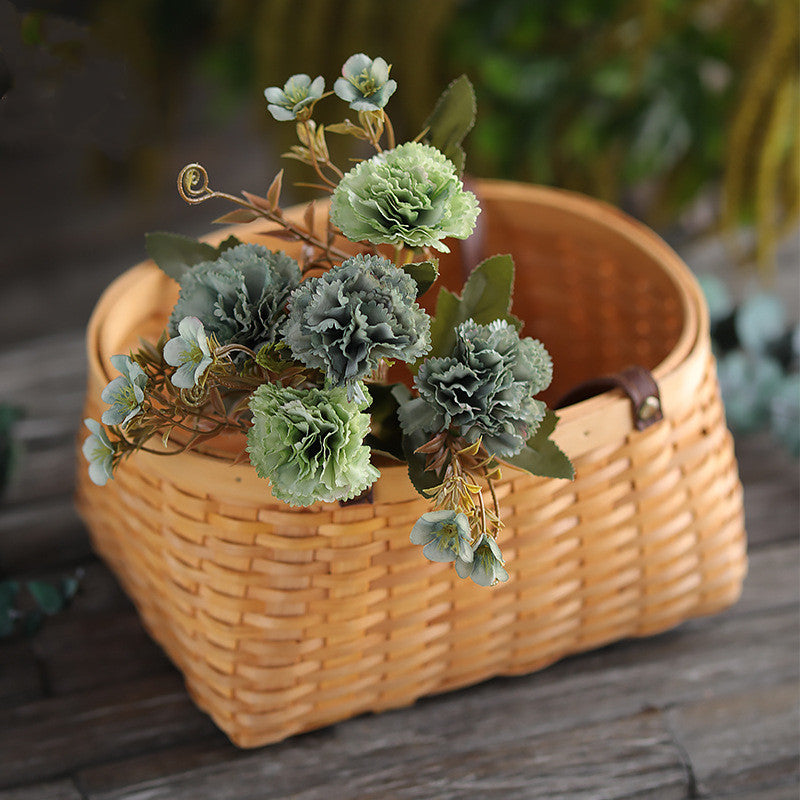 Bulk 12" Carnation Bush Artificial Silk Flowers Wholesale