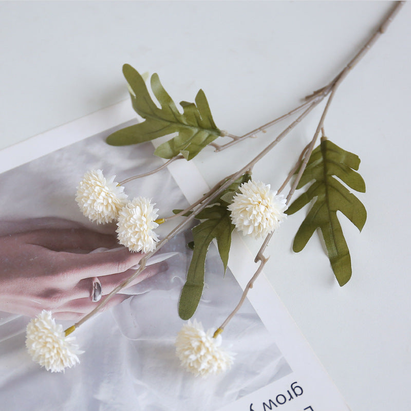 Tiges de pissenlit artificielles en vrac de 26 pouces Kiku pour compositions florales esthétiques, centre de table, vente en gros