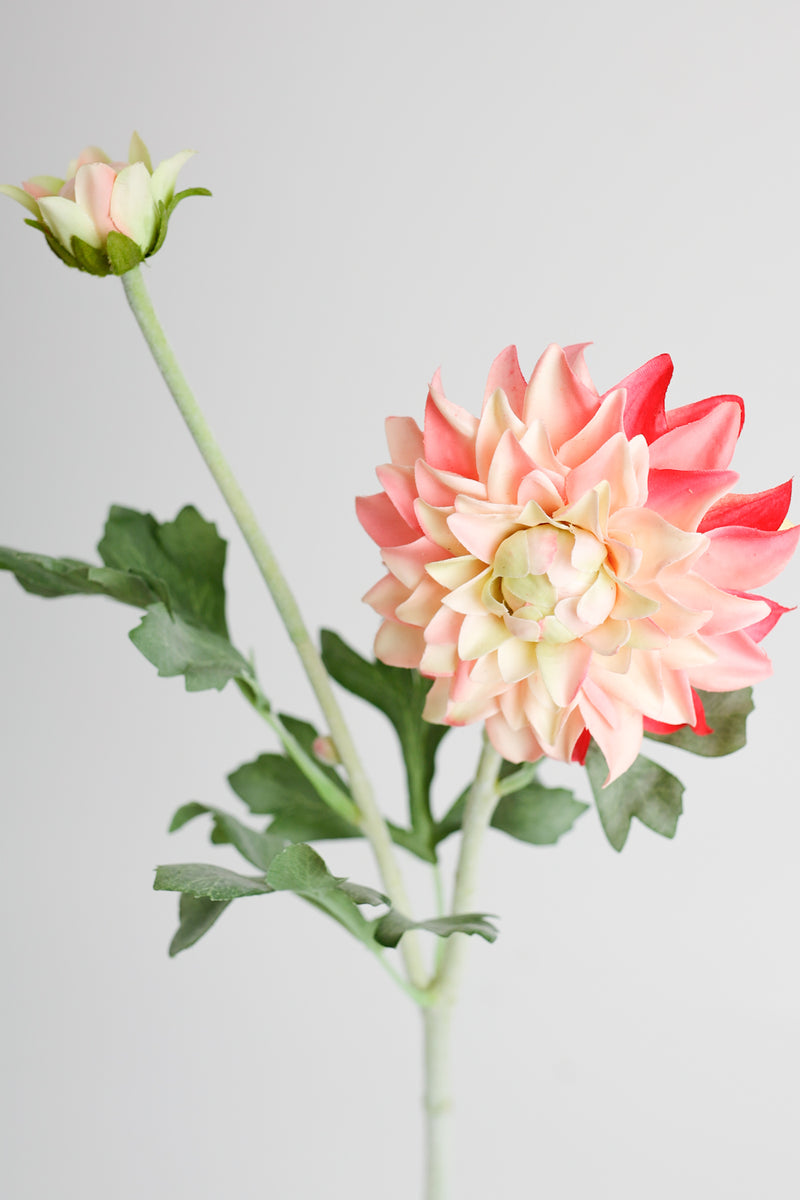 Bulk AM Basics 21" Dahlia Stem Branch Faux Silk Flowers Wholesale