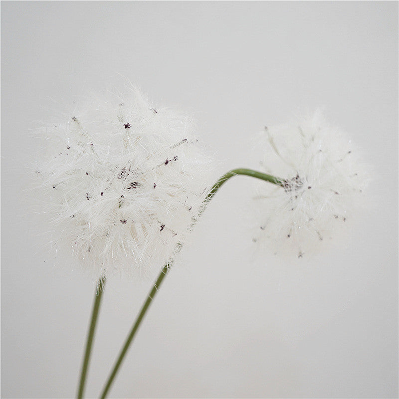Bulk 29" White Dandelion Stem Artificial Flower Wholesale