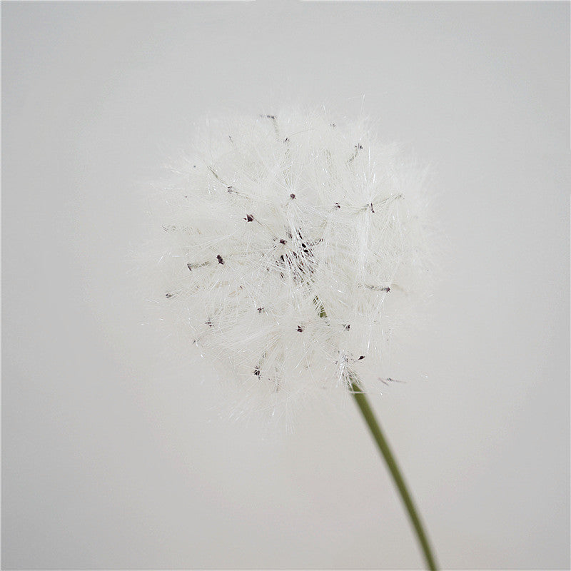 Bulk 29" White Dandelion Stem Artificial Flower Wholesale