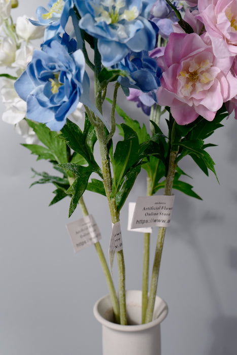 Bulk AM Basics 28" Delphinium Long Stem Faux Larkspur Flowers Wholesale
