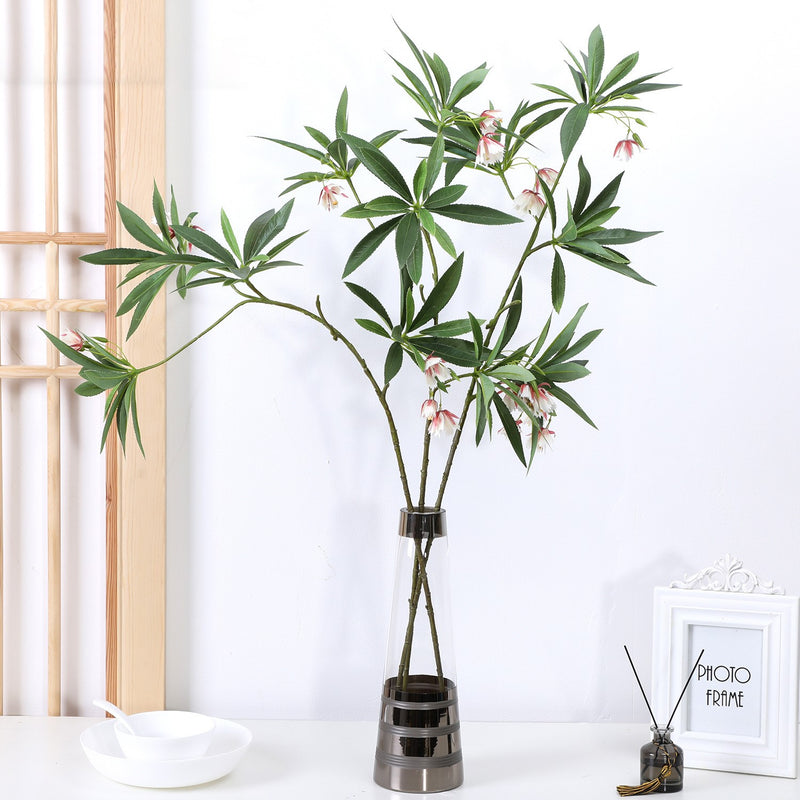 Bulk Artificial Elaeocarpus Flower Foliage Stem 35 Inch Wholesale