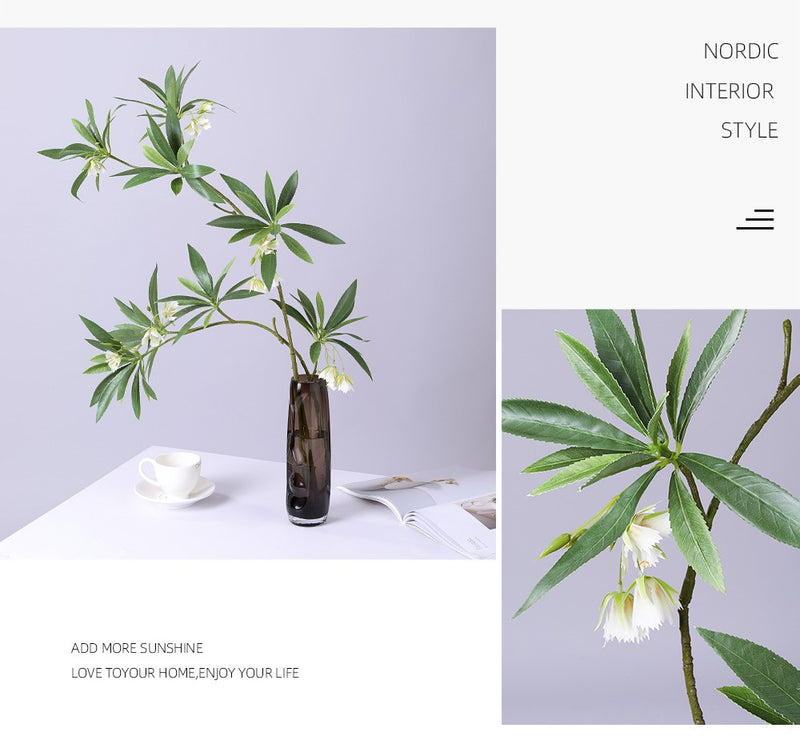 Bulk Artificial Elaeocarpus Flower Foliage Stem 35 Inch Wholesale