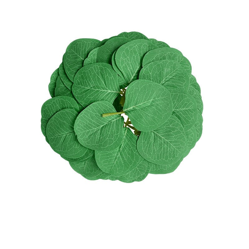 Bulk 14 Colors 50pcs Artificial Eucalyptus Leaves Fall Leaves Decor Wholesale