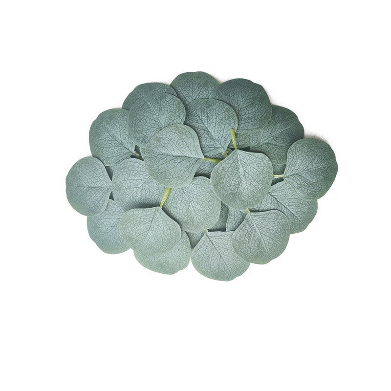 Bulk 14 Colors 50pcs Artificial Eucalyptus Leaves Fall Leaves Decor Wholesale