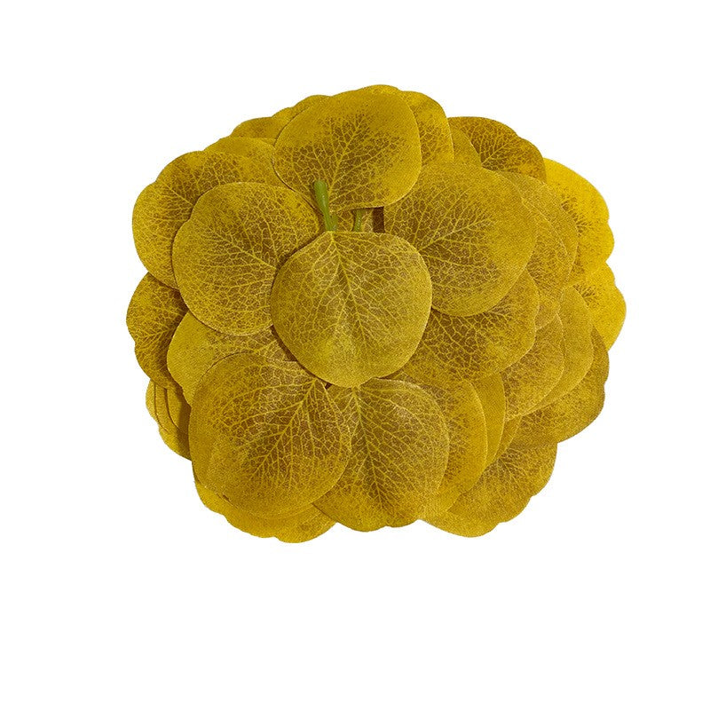 Bulk 14 Colors 50pcs Artificial Eucalyptus Leaves Fall Leaves Decor Wholesale