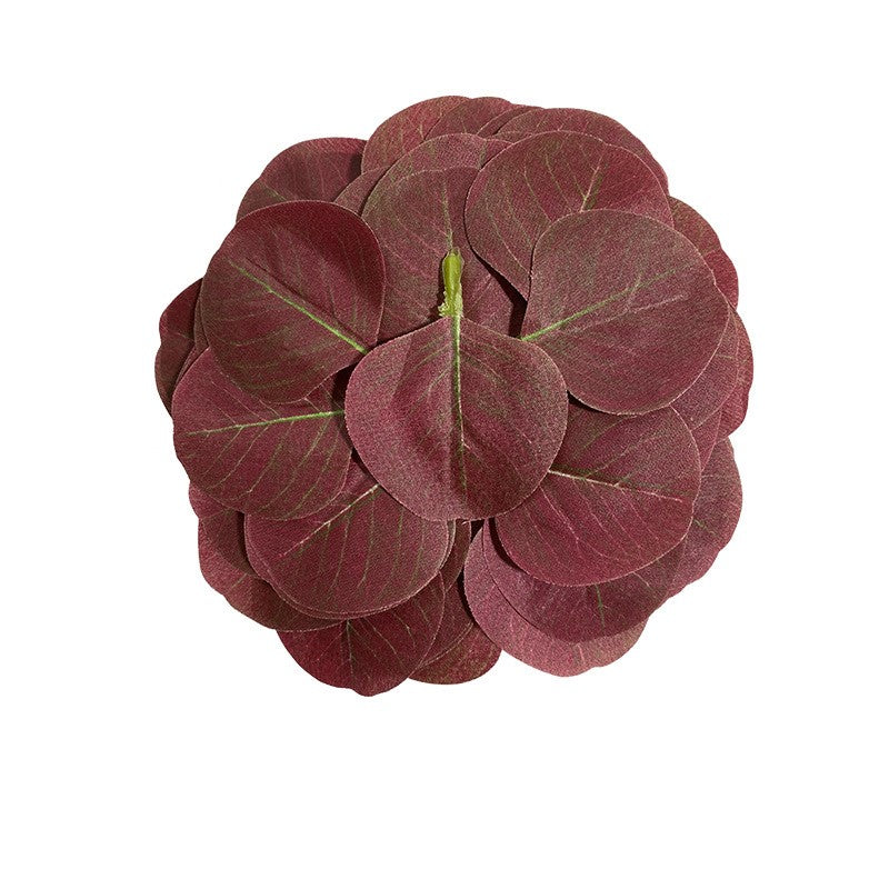 Bulk 14 Colors 50pcs Artificial Eucalyptus Leaves Fall Leaves Decor Wholesale