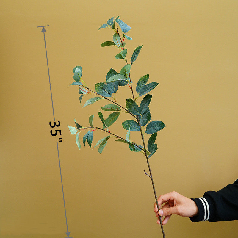 Venta al por mayor de tallos de hojas de plantas de otoño artificiales a granel 
