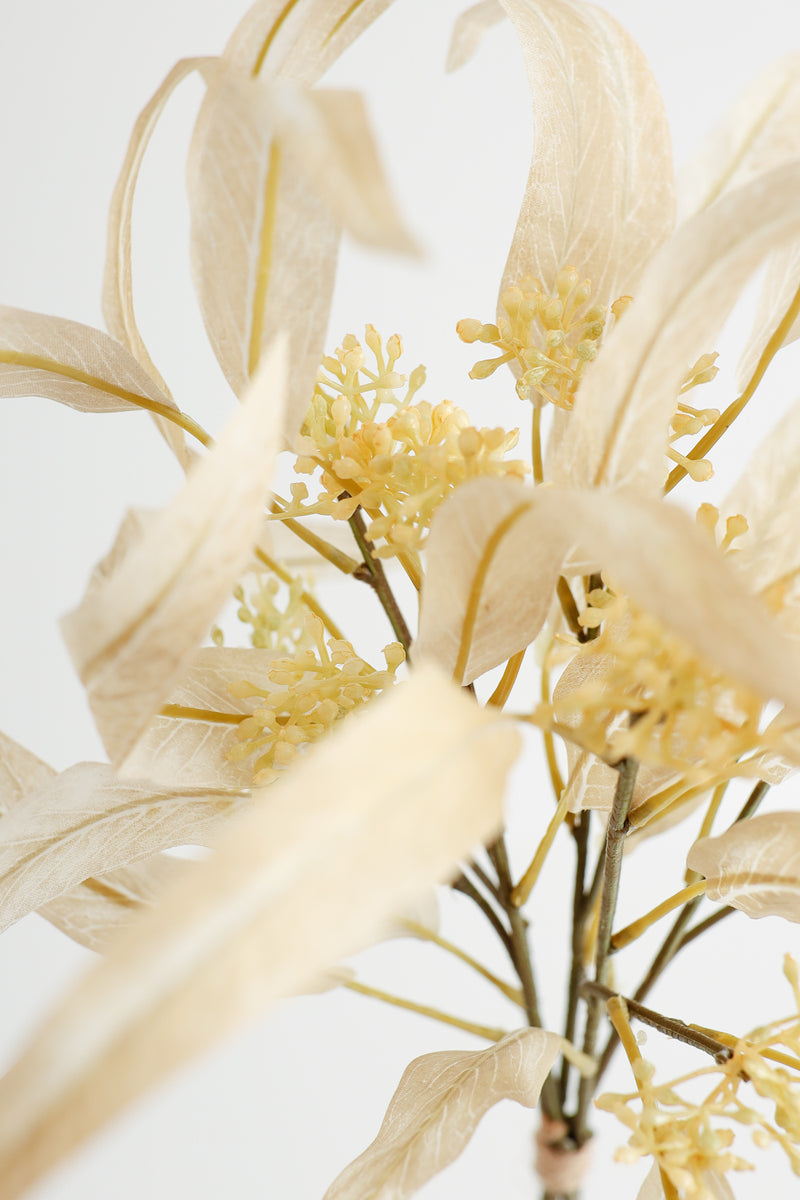 AM Basics Artificial Eucalyptus Small Bouquet with Fruits 15 Inch