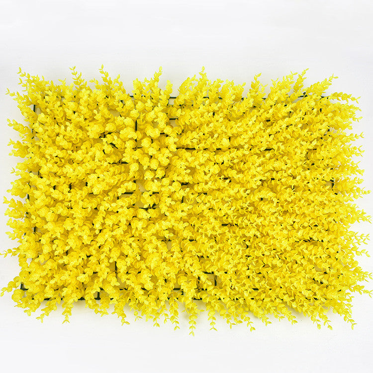 Lot de 12 tapis muraux artificiels en buis toutes saisons, toile de fond verte protégée contre les UV, vente en gros