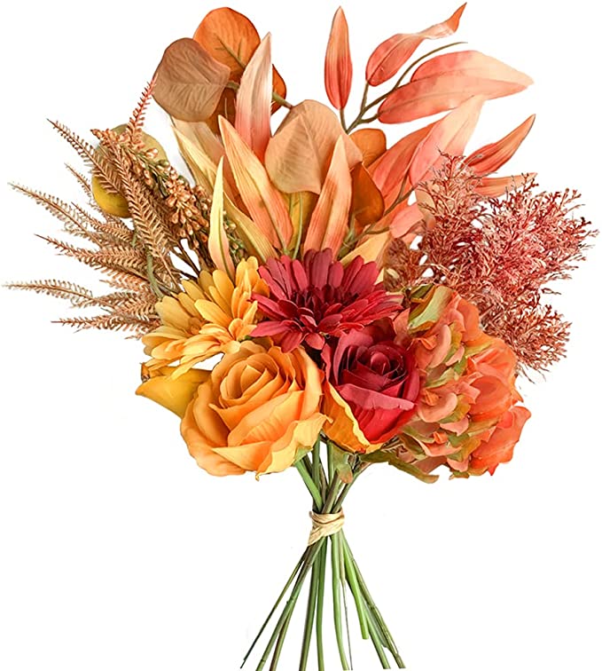 Clearance Bulk Artificial Flowers Bouquet Silk Flower Arrangements for ...