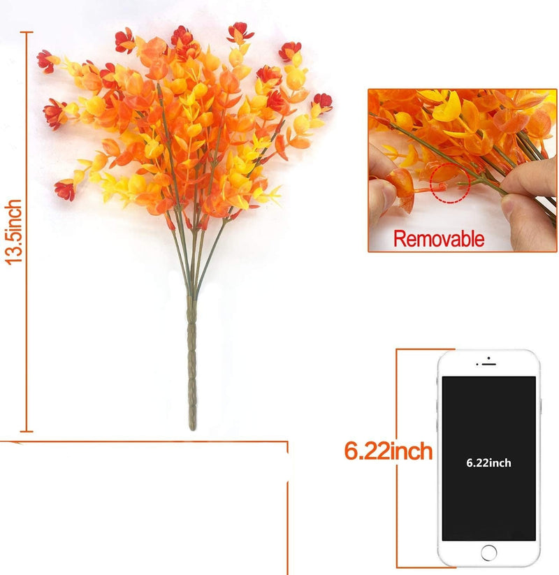 Clearance Bulk Artificial Fall Plants Boxwood Bush Shrubs UV Resistant for Outdoors Wholesale