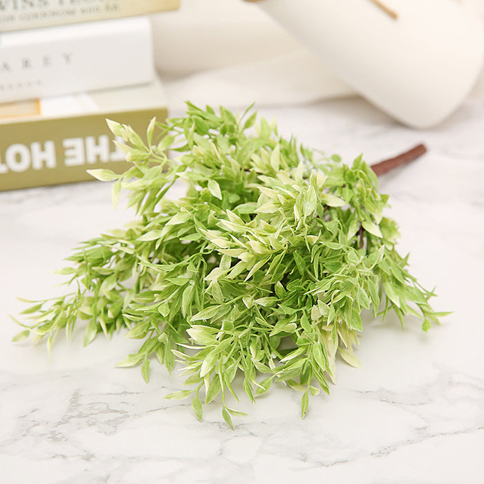 Bulk 12" Artificial Fern Grass Plant Leaves Pepper Leaf Greenery UV Resistant Wholesale