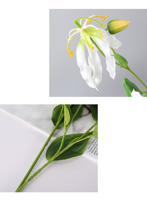 Bulk 31" Gloriosa Stem Spray with Leaves Artificial Flowers Wholesale