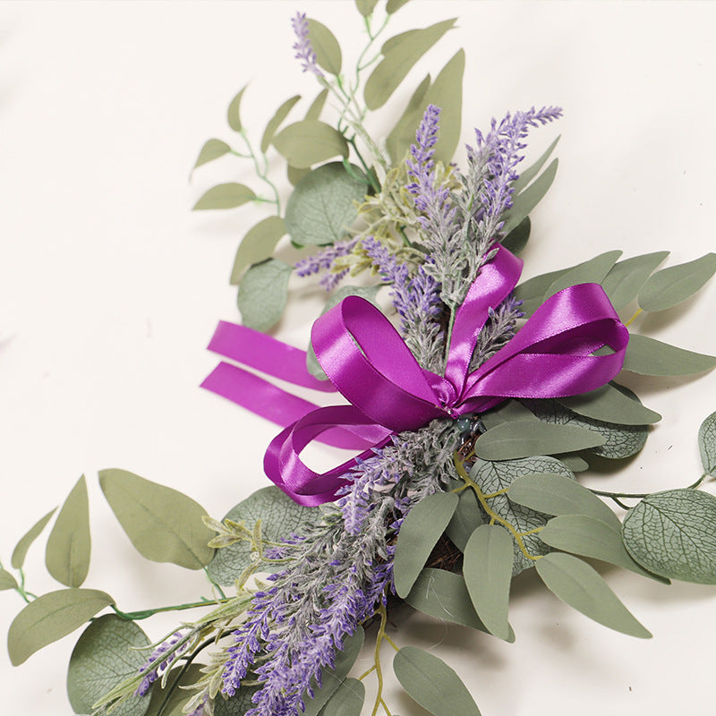 Bulk Set of 2 Rose Peony Flower Sunflower Swag Arrangements for Wedding Party Welcome Ceremony Sign and Reception Wholesale