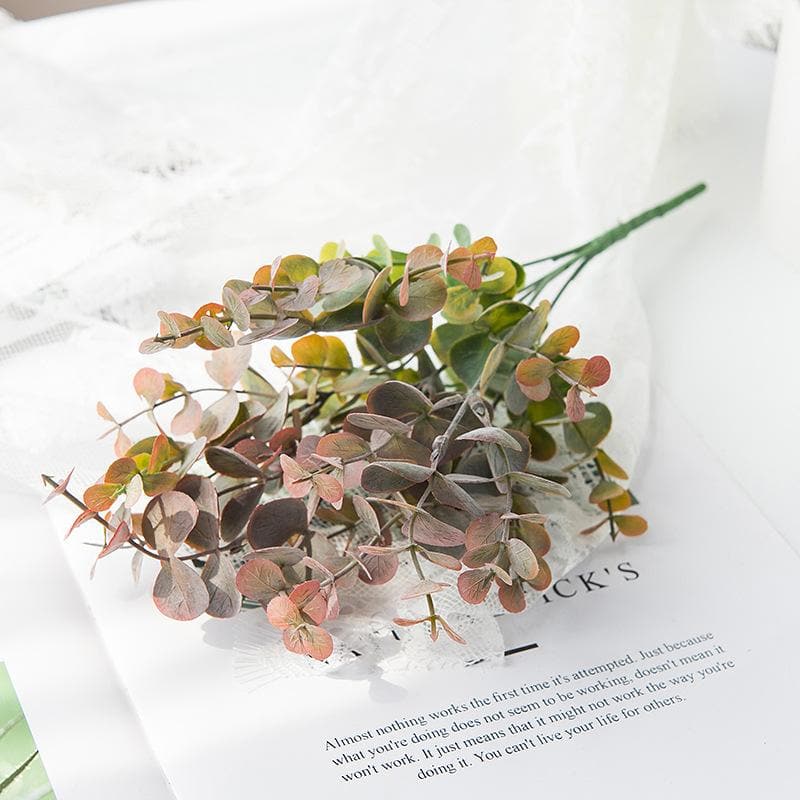 Bulk Artificial Eucalyptus Bush 12 Inch Wholesale