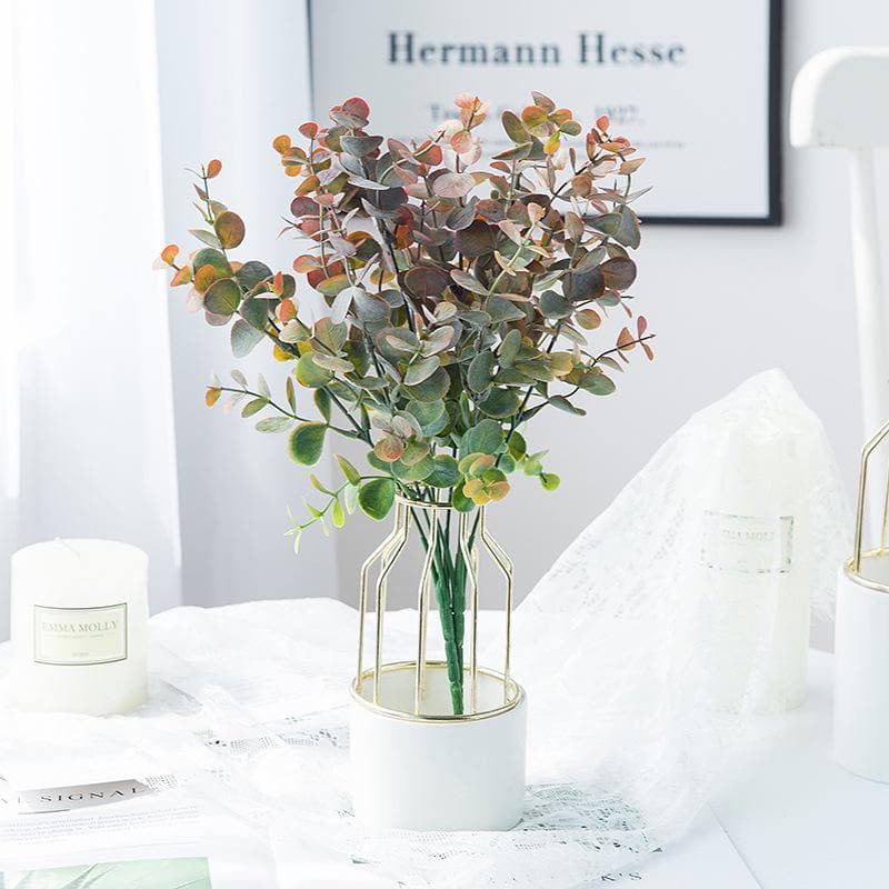 Bulk Artificial Eucalyptus Bush 12 Inch Wholesale