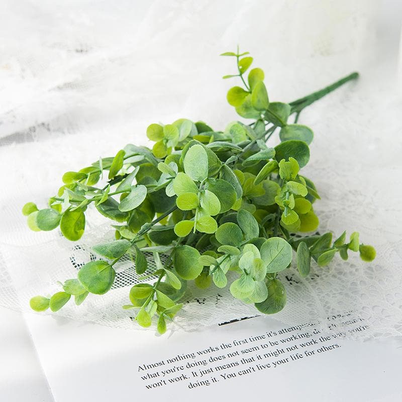 Bulk Artificial Eucalyptus Bush 12 Inch Wholesale