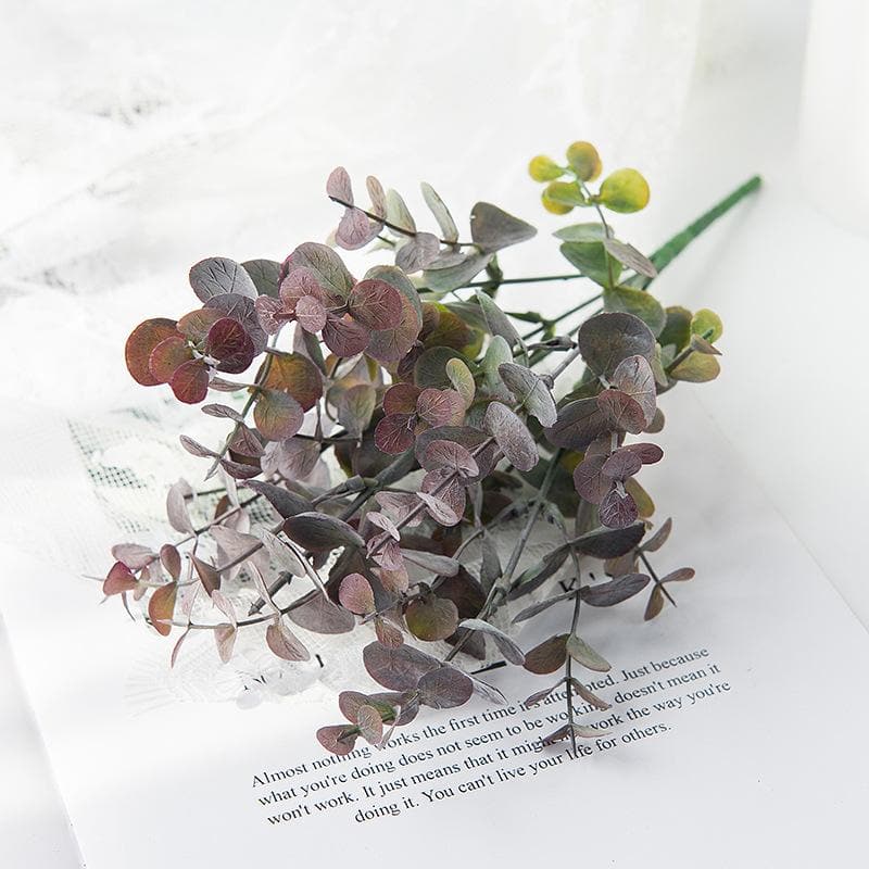 Bulk Artificial Eucalyptus Bush 12 Inch Wholesale
