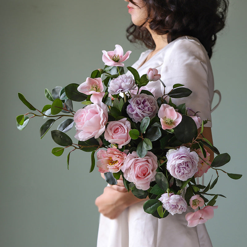 Bulk Exclusive 8 Colors 17" Flower Arrangement Floral Bouquet Wholesale