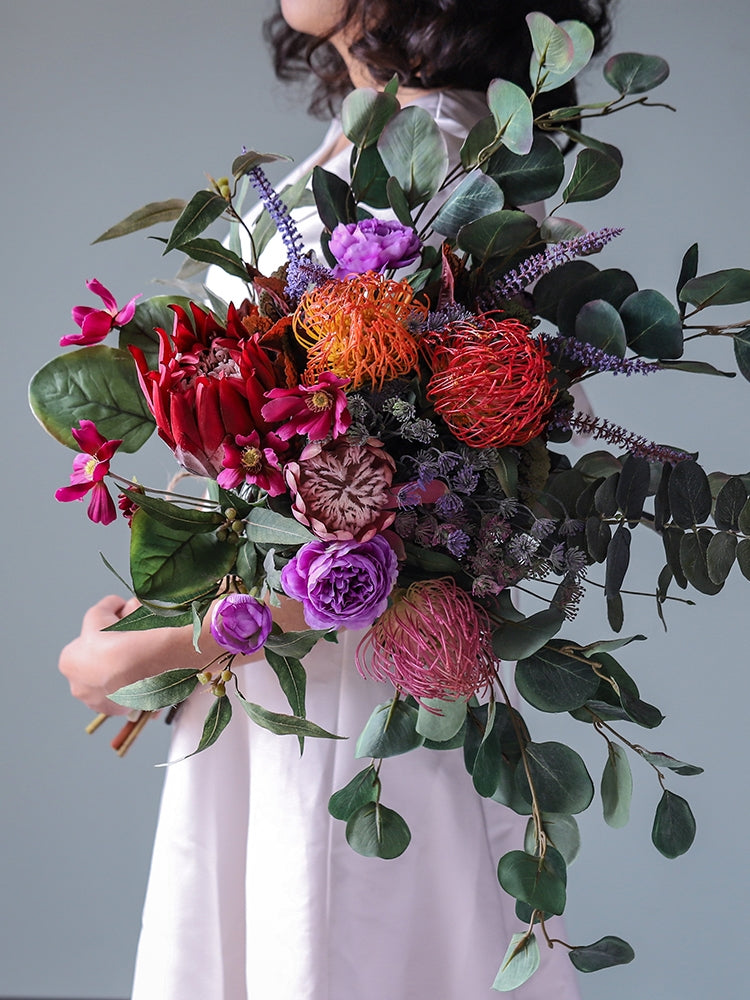 Bulk Exclusive 8 Colors 17" Flower Arrangement Floral Bouquet Wholesale