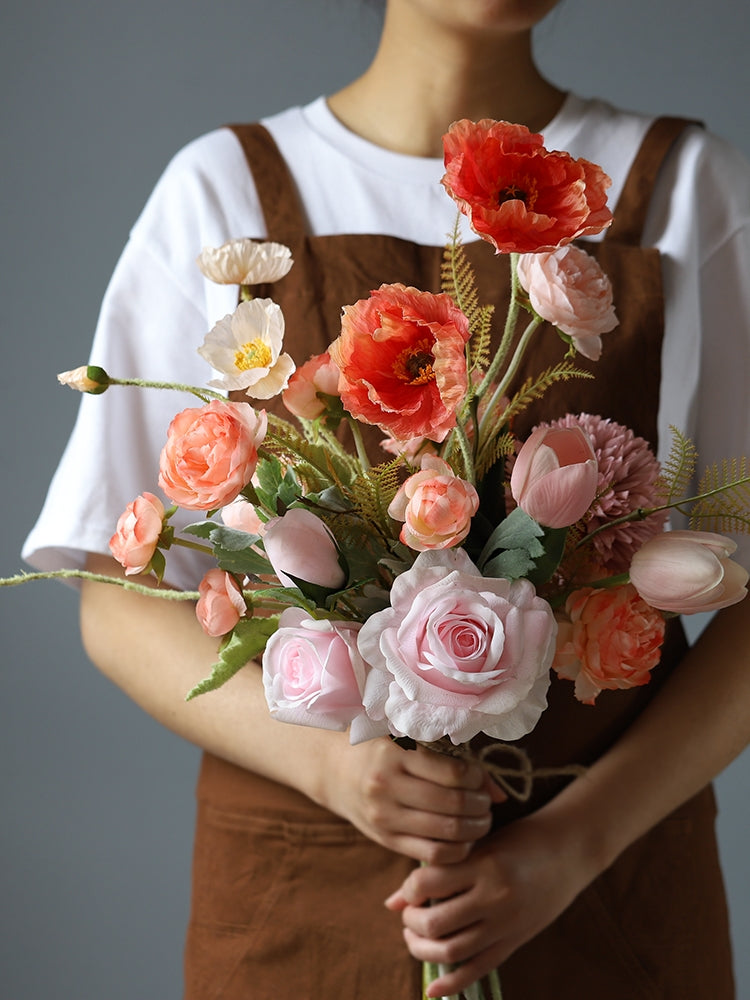 Bulk Exclusive 8 Colors 17" Flower Arrangement Floral Bouquet Wholesale