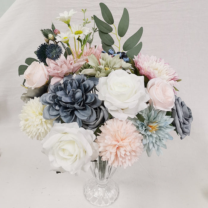 Bulk Artificial Flowers Combo Box Set Flowers for DIY Wedding Bouquet Arrangements Bridal Shower Party Home Decorations Wholesale