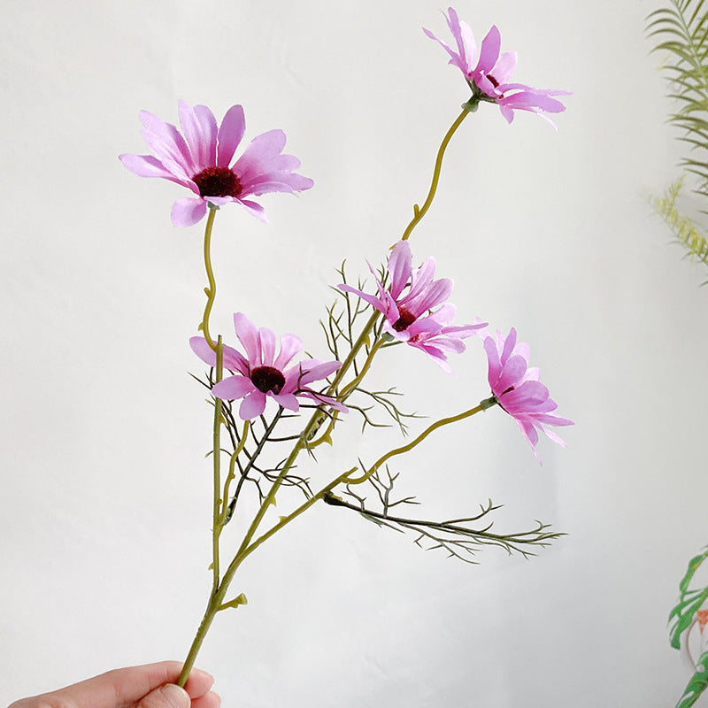 Bulk 20" 10 Pcs Daisy Bouquet Artificial Silk Flower Margaret Bouquet Stems Wholesale