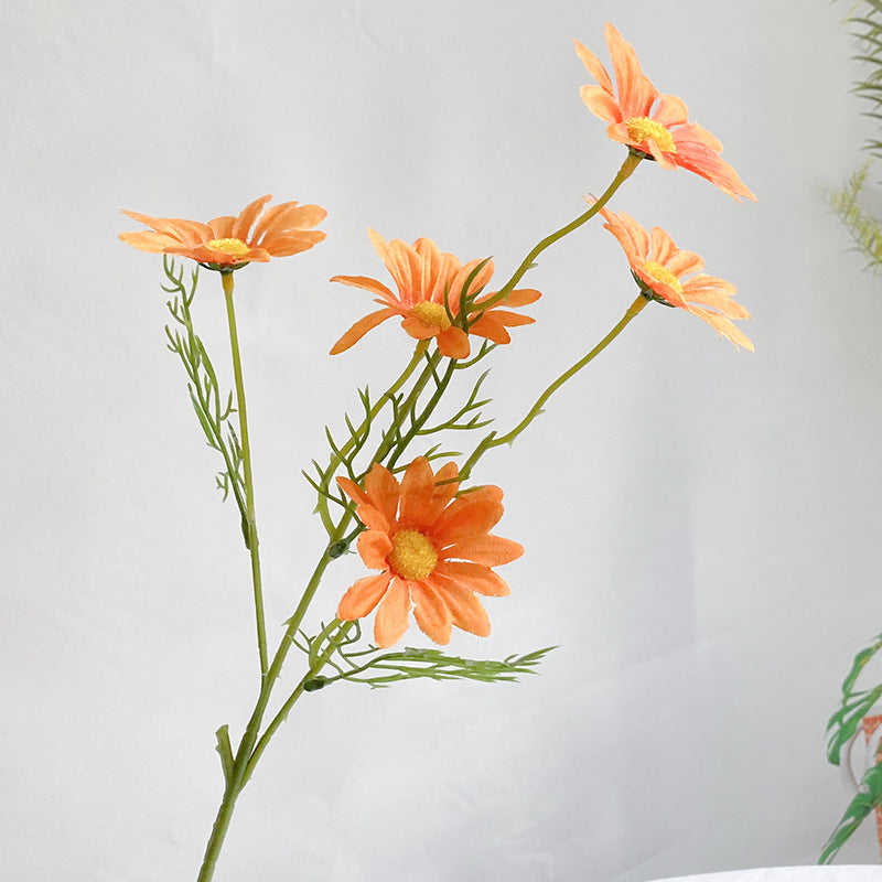 Bulk 20" 10 Pcs Daisy Bouquet Artificial Silk Flower Margaret Bouquet Stems Wholesale