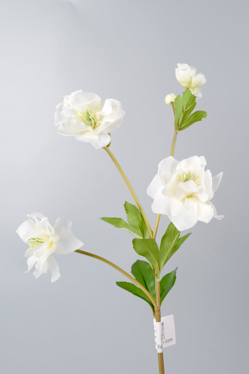 Bulk 23" AM Basics Helleborus Spray Branches Artificial Silk Flowers Wholesale