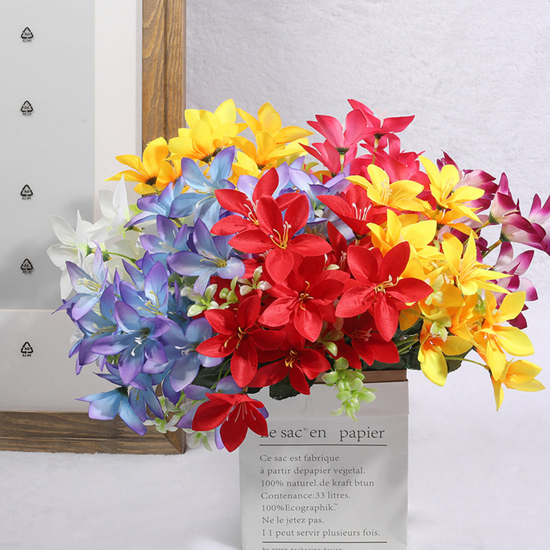 Bulk Artificial Clematis Flower Bouquet Table Decor Wholesale