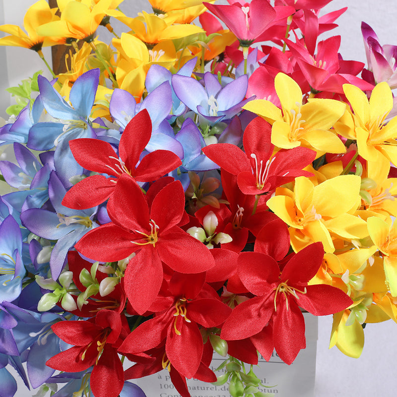 Bulk Artificial Clematis Flower Bouquet Table Decor Wholesale