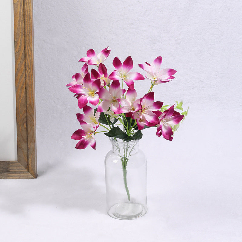 Bulk Artificial Clematis Flower Bouquet Table Decor Wholesale