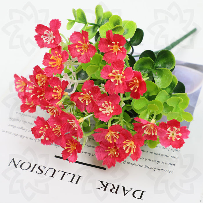 Bulk 10" Artificial Flowers Oxalis Outdoor UV Resistant Fake Outdoor Plants Wholesale
