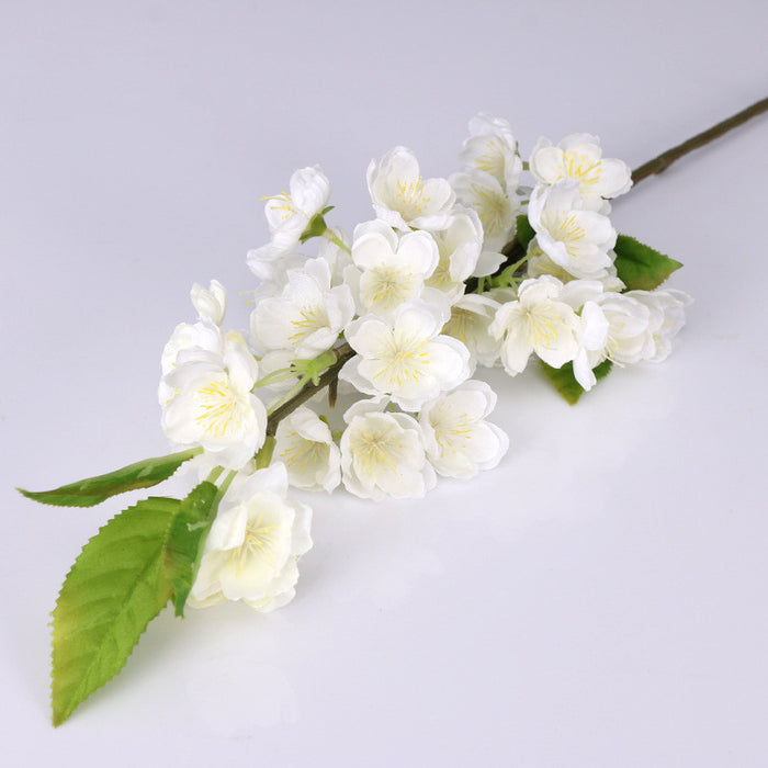 Bulk 20" Peach Blossom Stem Silk Flowers Artificial Floral Luau Arrangement Wholesale