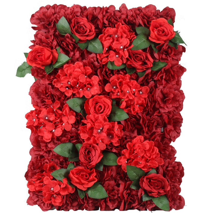 Bulk 11 Sq ft. | 4 Panels Artificial Flowers Peony Wall Mat Backdrop UV Protected Wholesale