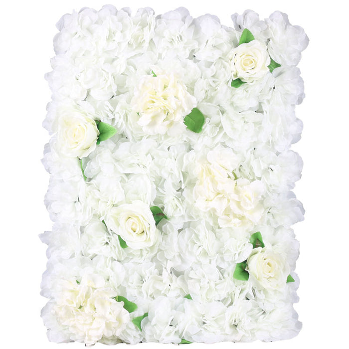 A granel 11 pies cuadrados | 4 paneles de flores artificiales, alfombrilla de pared de peonía, telón de fondo con protección UV, venta al por mayor