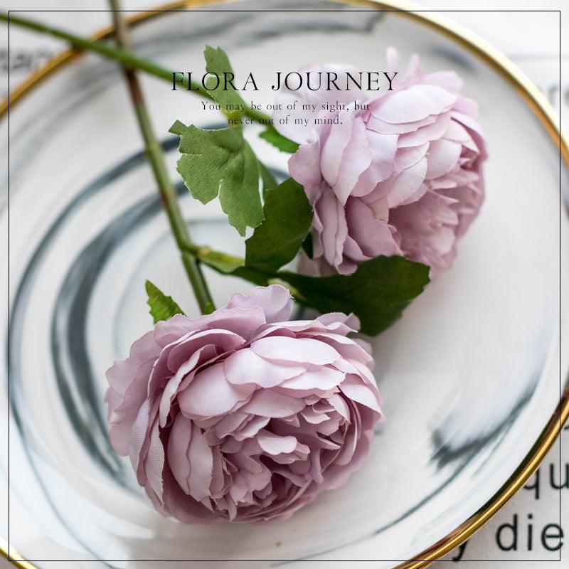 1 Branch 11 Inch Artificial Peony Flowers - Artificialmerch