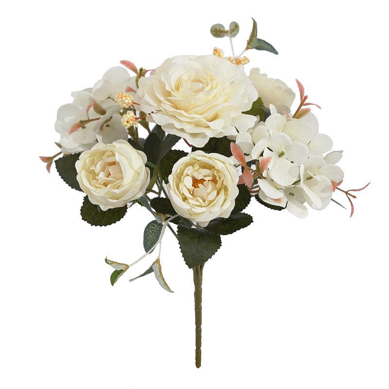 1 Bush 11 Inch Artificial Flowers Retro Silk Peony Bouquet - Artificialmerch