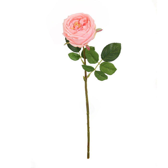 Bulk 9 Pcs 17" Real Touch Austin Rose Bouquet Artificial Flowers