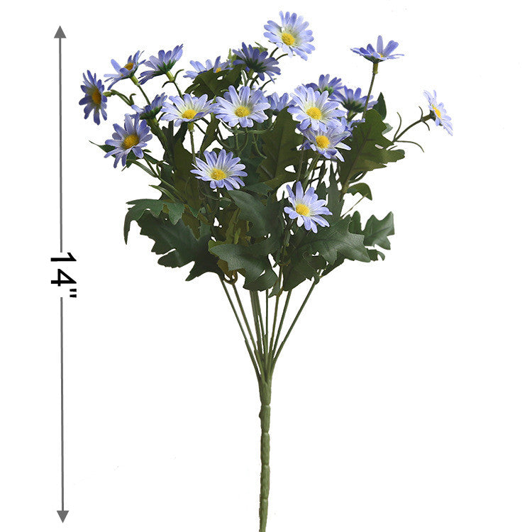 Bulk Artificial Flowers Wildflowers Daisy Bush Bouquet Spring Flowers Wholesale