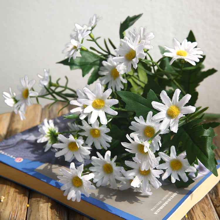 Bulk Artificial Flowers Wildflowers Daisy Bush Bouquet Spring Flowers Wholesale