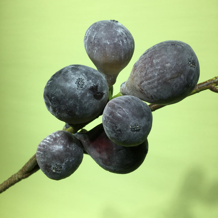 Bulk Artificial Fruit Fig Branch 24 Inch Wholesale