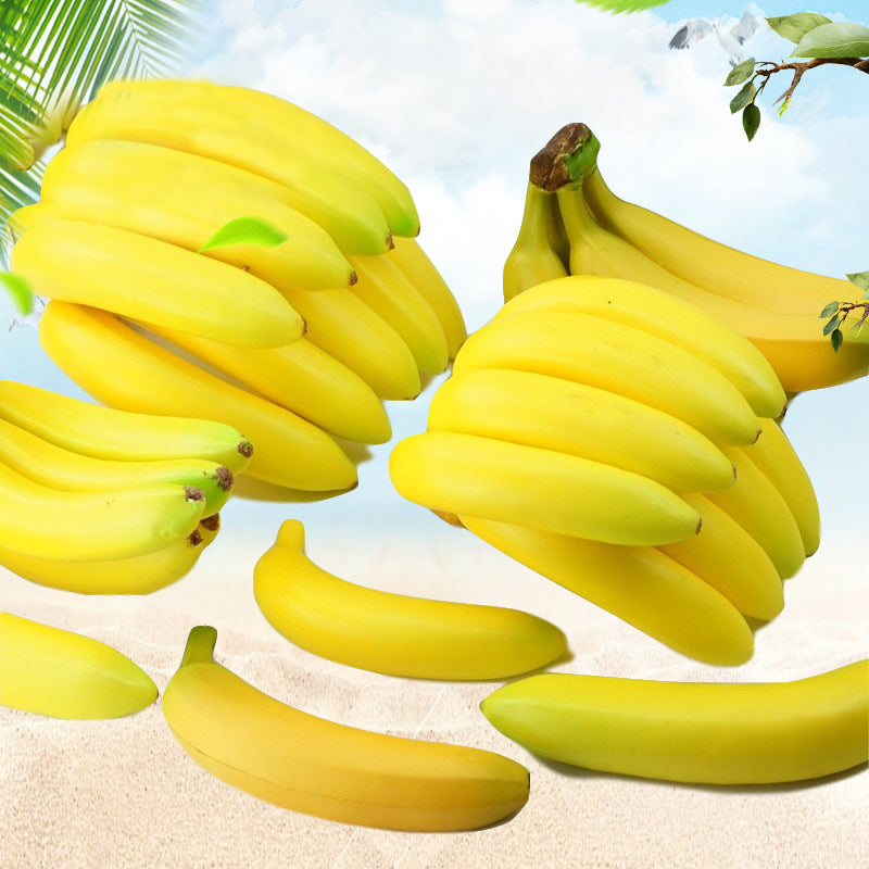 Vente en gros de bananes artificielles en plastique 