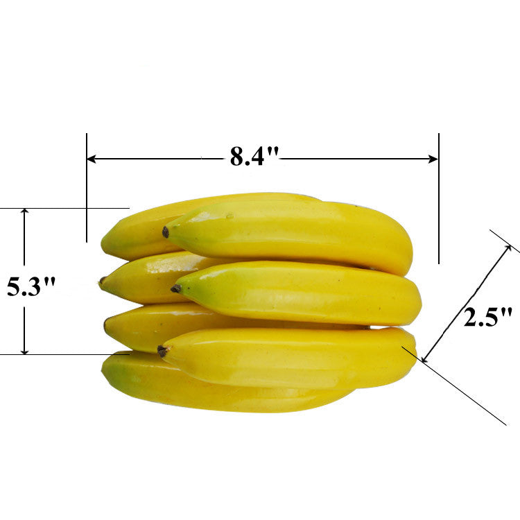 Vente en gros de bananes artificielles en plastique 