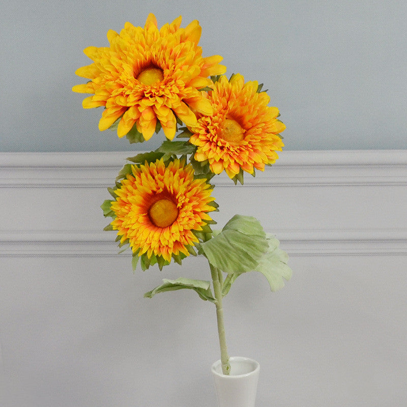 Bulk 26 inches Tall Artificial Daisy Gerbera Spray Faux Silk Flowers Wholesale